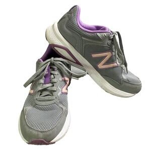 New Balance 460 v3 Running Shoes Women's Size 9 Gray Purple Lace Up Mesh Sneaker